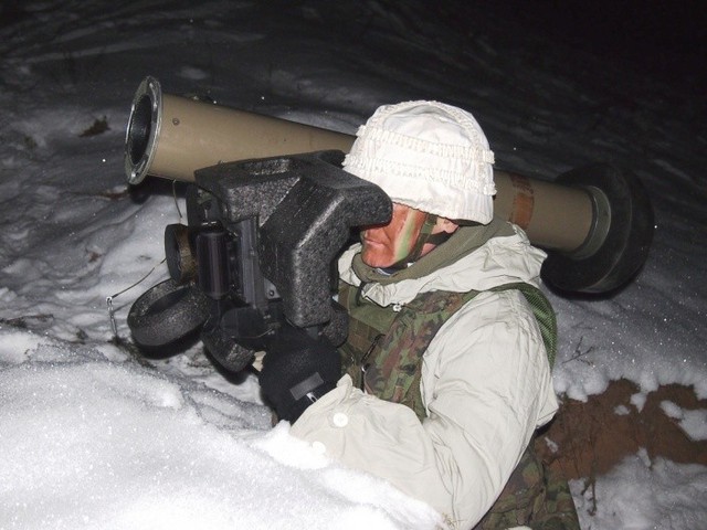 Tên lửa Javelin của quân đội Lithuania.