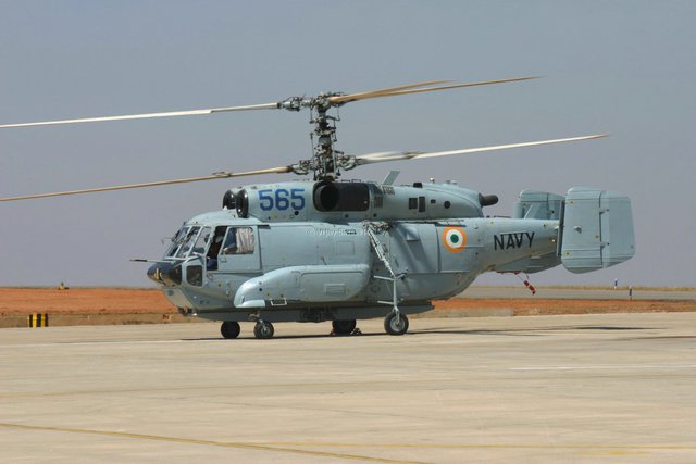 Trực thăng Ka-31 số hiệu IN 565 của Hải quân Ấn Độ