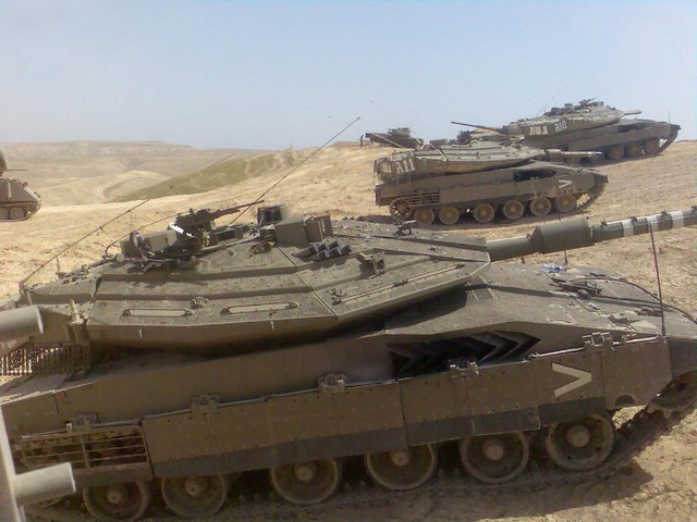 Siêu tăng Merkava Mk IV của quân đội Israel.