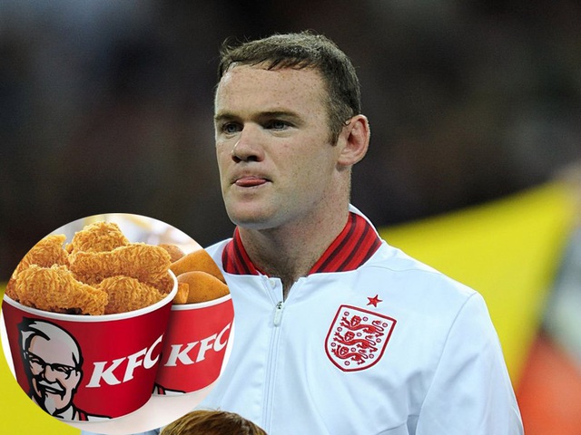 Hóa ra Rooney thích KFC