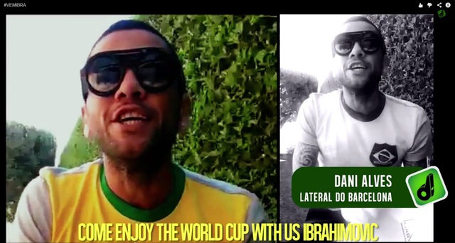 Daniel Alves: Thưởng thức World Cup với chúng tôi, Ibrahimovic.