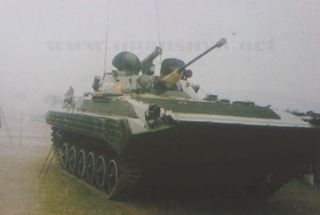 AT-5 Spandrel gắn trên BMP-2 của Việt Nam