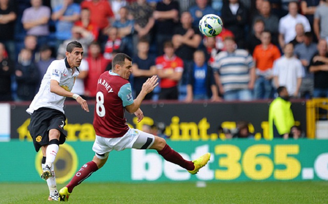 Di Maria đã không thể giúp Man United giành 3 điểm trong trận hòa 0-0 với Burnley