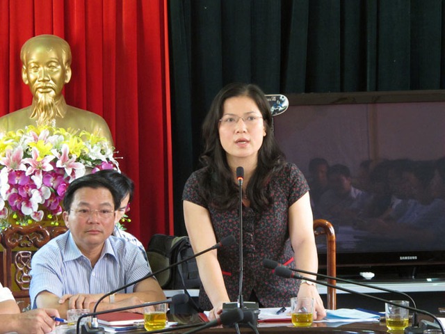 Bà Nguyễn Thị Kim Chi - Giám đốc sở GD&ĐT Nghệ An nêu ra 4 phương pháp để giải quyết vấn đề.