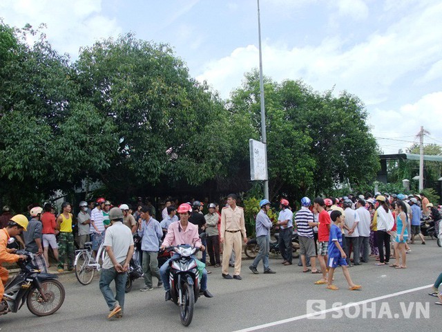 Công an phong tỏa ngôi nhà của bà Ga - Hiện trường xảy ra vụ án