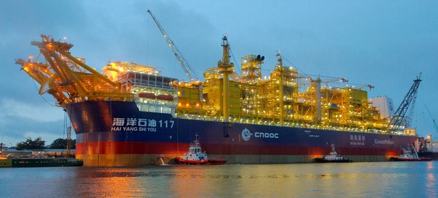 FPSO cỡ lớn Hải Dương 117 hiện hoạt động tại mỏ dầu Bột Hải, nhưng tương lai liệu Trung Quốc có đưa kho nổi này vào Biển Đông?