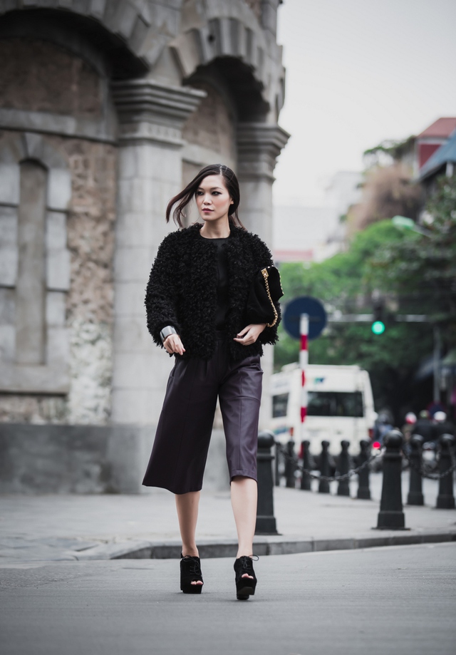 Nói về streetstyle, Thùy Dung cho biết, cô thích phong cách hiện đại, cá tính của các fashionista phương Tây.