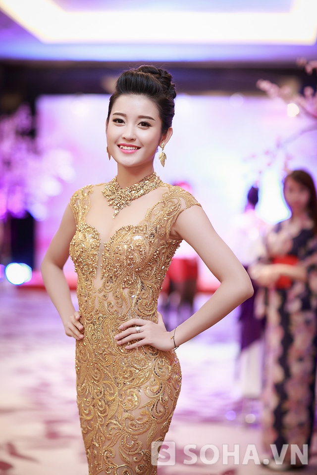 Sau khi đăng quang, Huyền My xuất hiện khá nhiều tại các sự kiện tại Hà Nội.