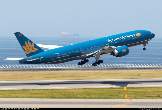 Một máy bay của Vietnam Airlines