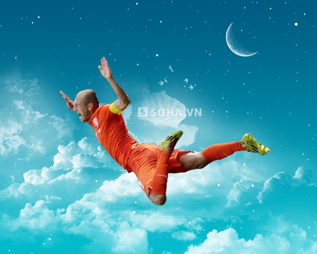 Ai bay đẹp được như Robben?