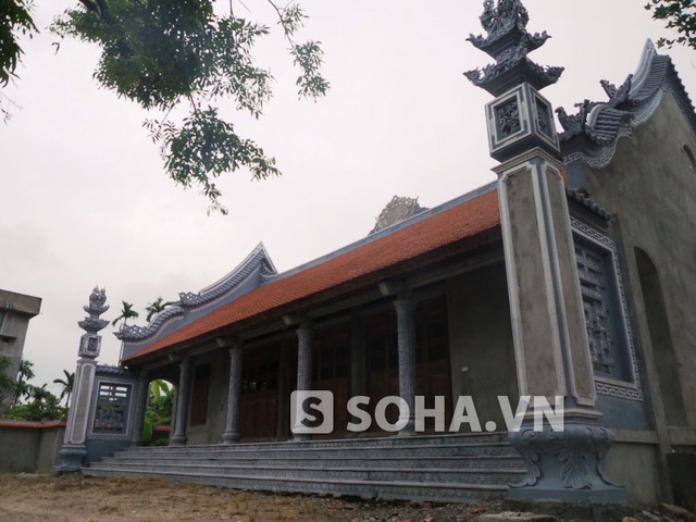 Ngôi nhà thờ họ (chi) của gia đình ni sư Thích Đàm Lan ở xã Thanh Lang