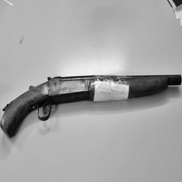 Một loại súng hoa cải phổ biến trong giới giang hồ Hải Phòng.