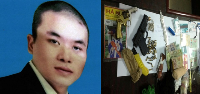 Hung thủ Nguyễn Anh Tuấn, cùng tàng vật vụ án