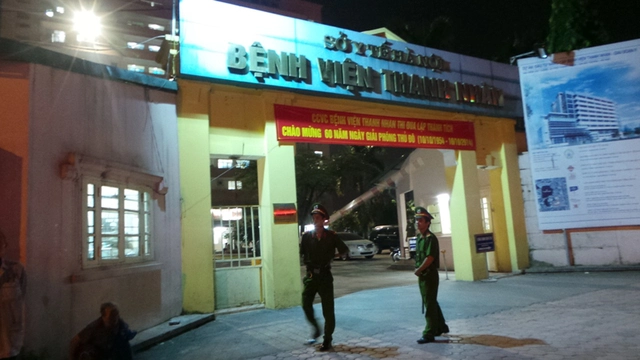 Sau sự việc hành hung bác sỹ, anninh tại Bệnh viện ThanhNhanf đã được tăng cường