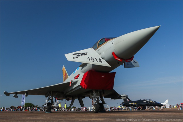 Eurofighter của Không quân Hoàng gia Anh.