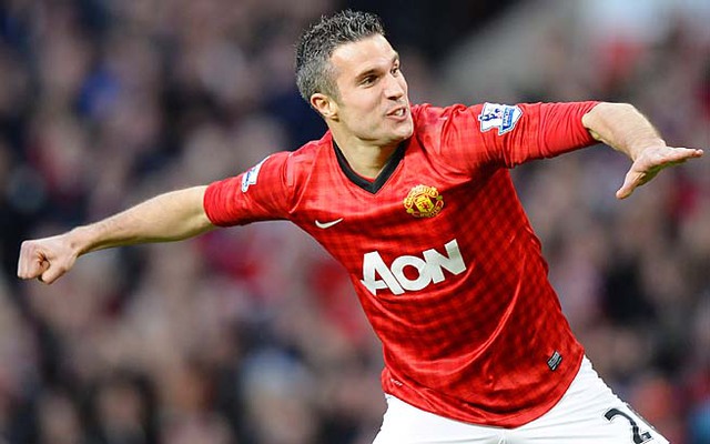 Van Persie đang phải cạnh tranh vị trí với Falcao