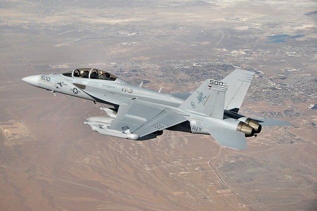 
Máy bay tác chiến điện tử Boeing EA-18G Growler.
