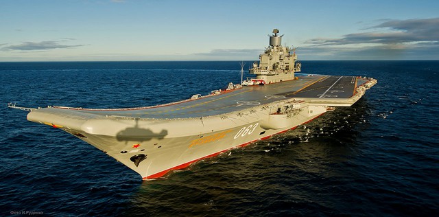 
Tàu sân bay Admiral Kuznetsov với lịch sử đầy rẫy những trục trặc.
