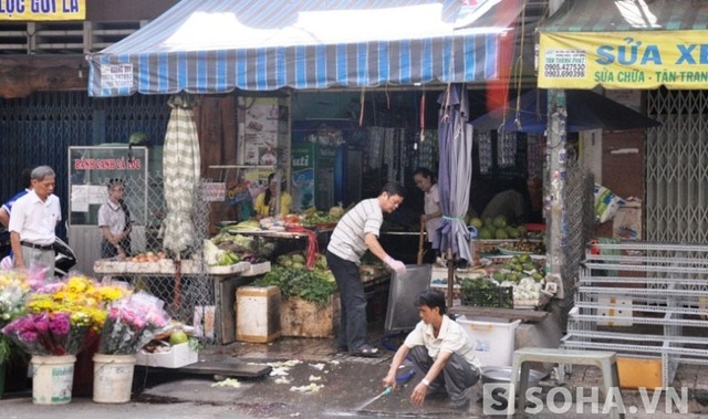 Cửa hàng thực phẩm nơi xảy ra vụ việc