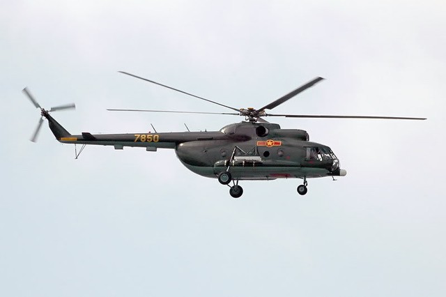 Trực thăng Mi-8 số hiệu 7850 (chiếc vừa gặp nạn)