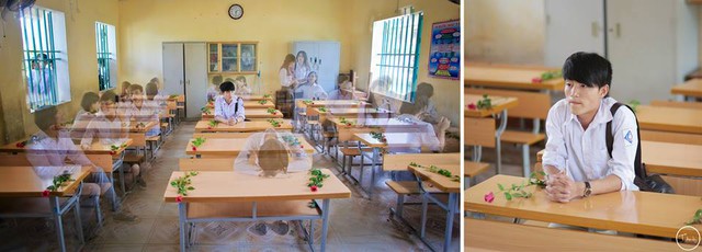 Để ghi lại những ngày tháng cuối cùng học cùng nhau dưới mái trường cấp 3, tập thể lớp 12A5, trường THPT Vũ Tiên (Thái Bình) đã cùng thực hiện bộ ảnh kỷ yếu.