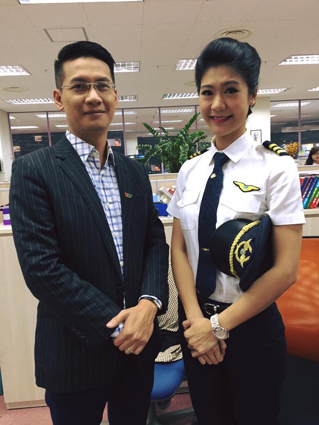 Nữ phi công trẻ của Hãng hàng không Vietnam Airline, Huỳnh Lý Đông Phương.