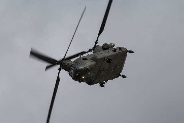 Trực thăng Chinook của Không quân Hoàng gia Anh.