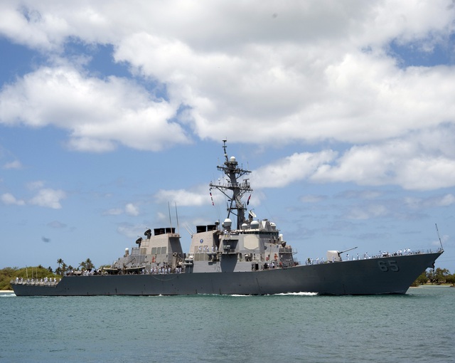 
Con tàu với khoảng 280 thủy thủ đã khởi hành từ căn cứ hải quân ở San Diego từ đầu tháng 10 để đến Nhật Bản.
