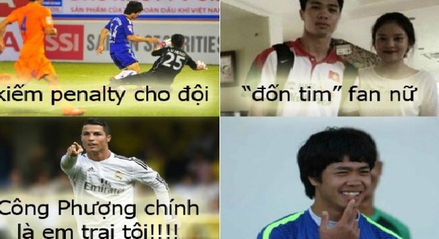 
Trước đó, NHM Việt Nam đã nhiều lần chế ảnh Công Phượng với Ronaldo.
