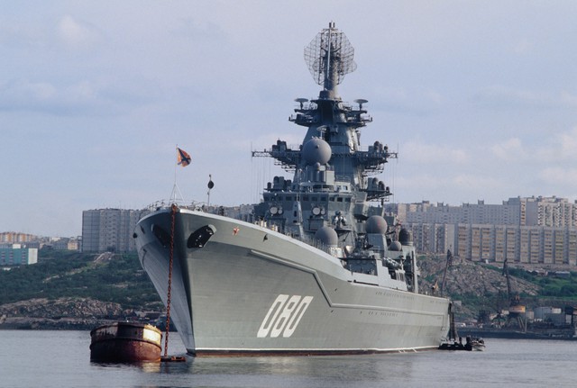 
Tàu tuần dương Admiral Nakhimov.
