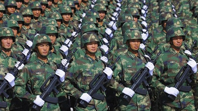 Trung Quốc hiện đứng đầu thế giới về tổng số quân thường trực