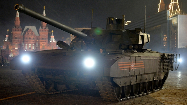 A T-14 tank with the Armata Universal Combat Platform (RIA Novosti)