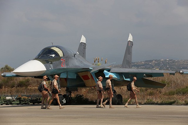 Tiêm kích bom Su-34 của Nga tại Syria