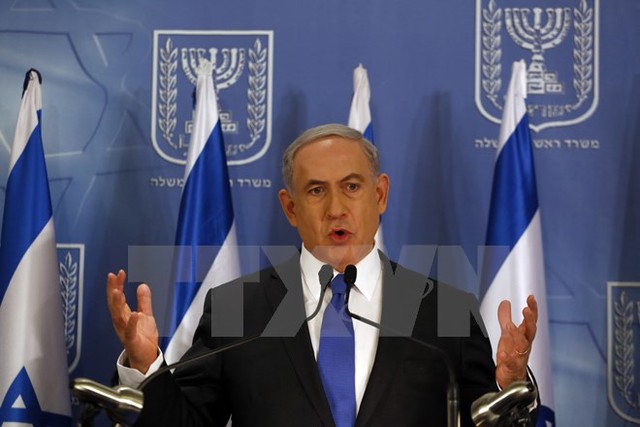 
Thủ tướng Israel Benjamin Netanyahu. (Nguồn: AFP/TTXVN)
