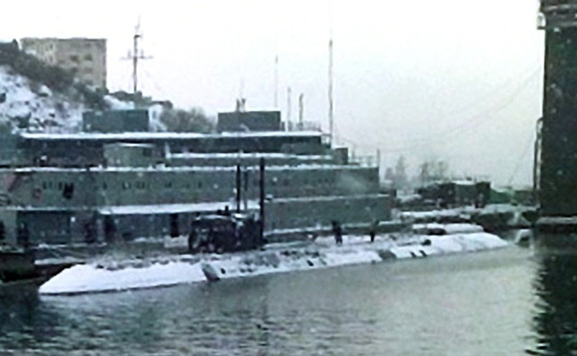 Bức ảnh được cho là tàu ngầm Losharik, chụp vào mùa đông, trong khoảng năm 2010-2011.