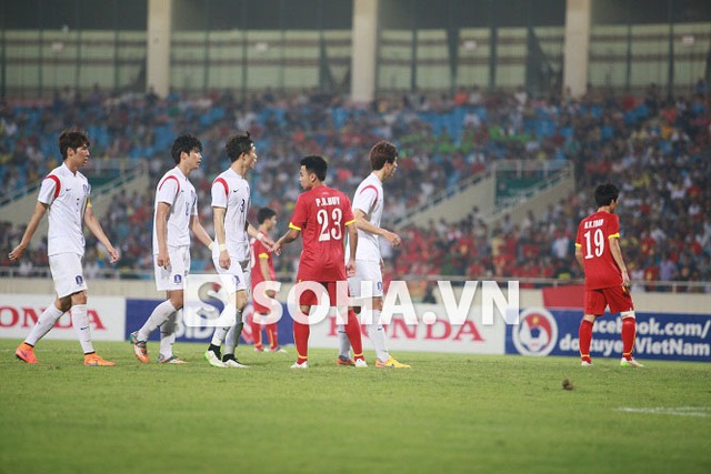 U23 Hàn Quốc sở hữu dàn cầu thủ có ngoại hình vượt trội U23 Việt Nam dù cùng là người châu Á song cũng qua đó, trận hòa của chủ nhà càng thêm phần ý nghĩa