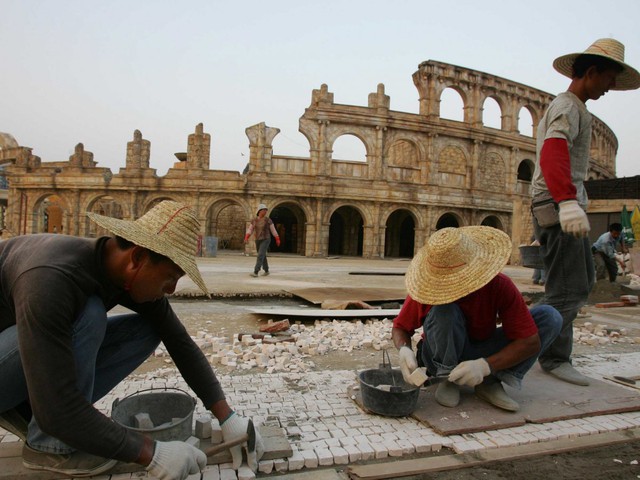 Tòa nhà Macau nổi tiếng của Trung Quốc cũng lấp ý tưởng từ Đấu trường La Mã cổ đại-một công trình kiến trúc vĩ đại của thành Rome.