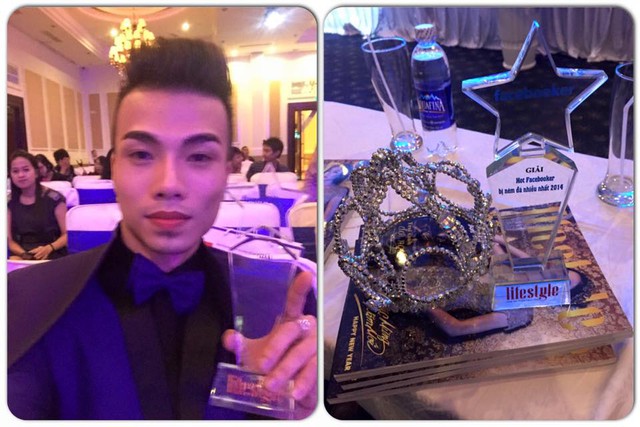 Giải thưởng và chiếc vương miện của Kenny Sang.