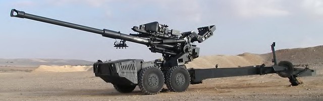 Lựu pháo xe kéo 155mm/ 45 caliber ATHOS