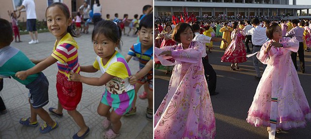 
Trẻ em cũng tham gia nhảy múa. Tất cả các cửa hàng, nhà hàng, ngân hàng và các tòa nhà chính phủ đóng cửa trong ngày Quốc khánh.
