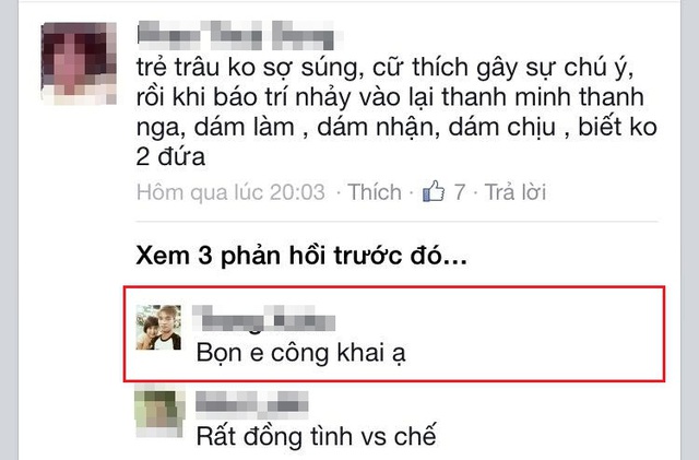 Cô gái 1 lần nữa khẳng định tình cảm của mình với Lệ Rơi