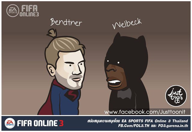 Bạn thích Siêu nhân Bendtner hay Người dơi Welbeck hơn?