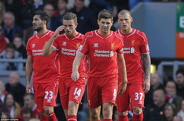Gerrard và các đồng đội thua sốc, chính thức mất hy vọng thế chân Man United dự Champions League