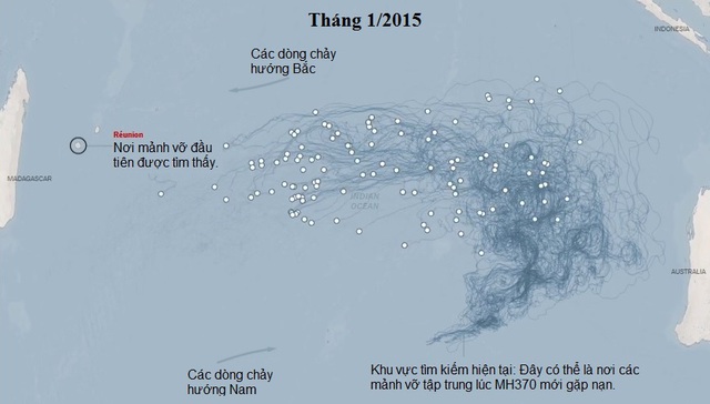 MH370, máy bay, mất tích, hành trình tìm kiếm, mảnh vỡ, trôi dạt, hướng đi