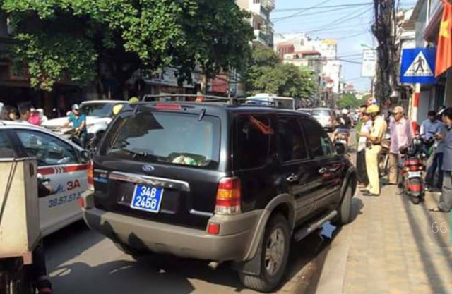 Chiếc xe vi phạm