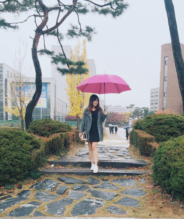 
Hình ảnh Ngọc Minh trong chuyến du lịch Hàn Quốc vào đầu tháng 11 vừa qua.
