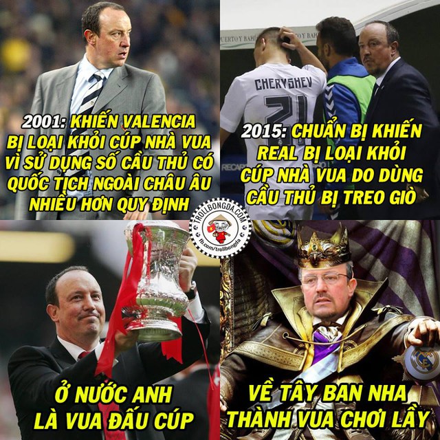 Rafa Benitez liên tiếp mắc những sai lầm khó hiểu ở Real.