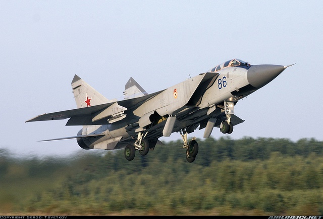 Tiêm kích đánh chặn MiG-31.