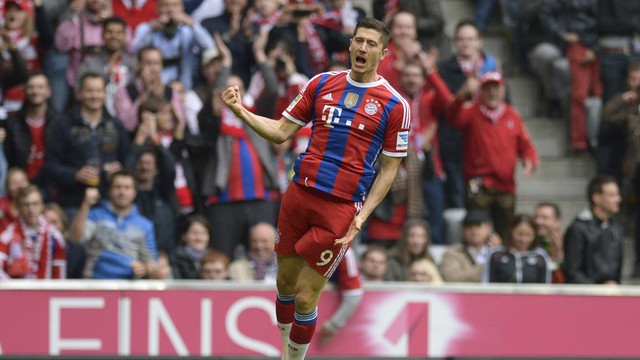 Lewandowski trong màu áo Bayern