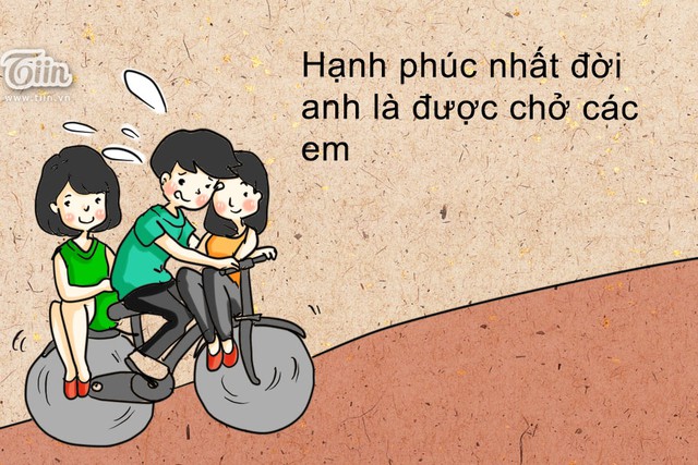 
Được quyền trở các em chân dài.
